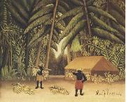 Henri Rousseau The Banana Harvest oil painting on canvas
